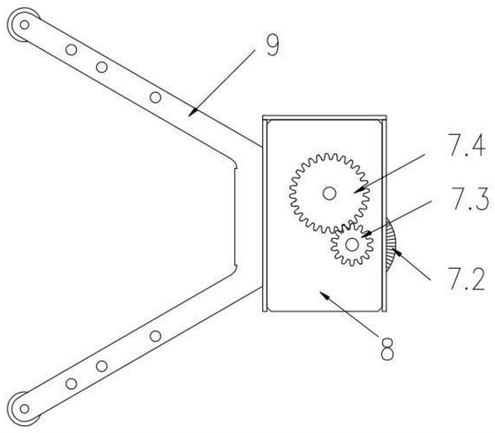 Zero-tension taping machine main shaft structure