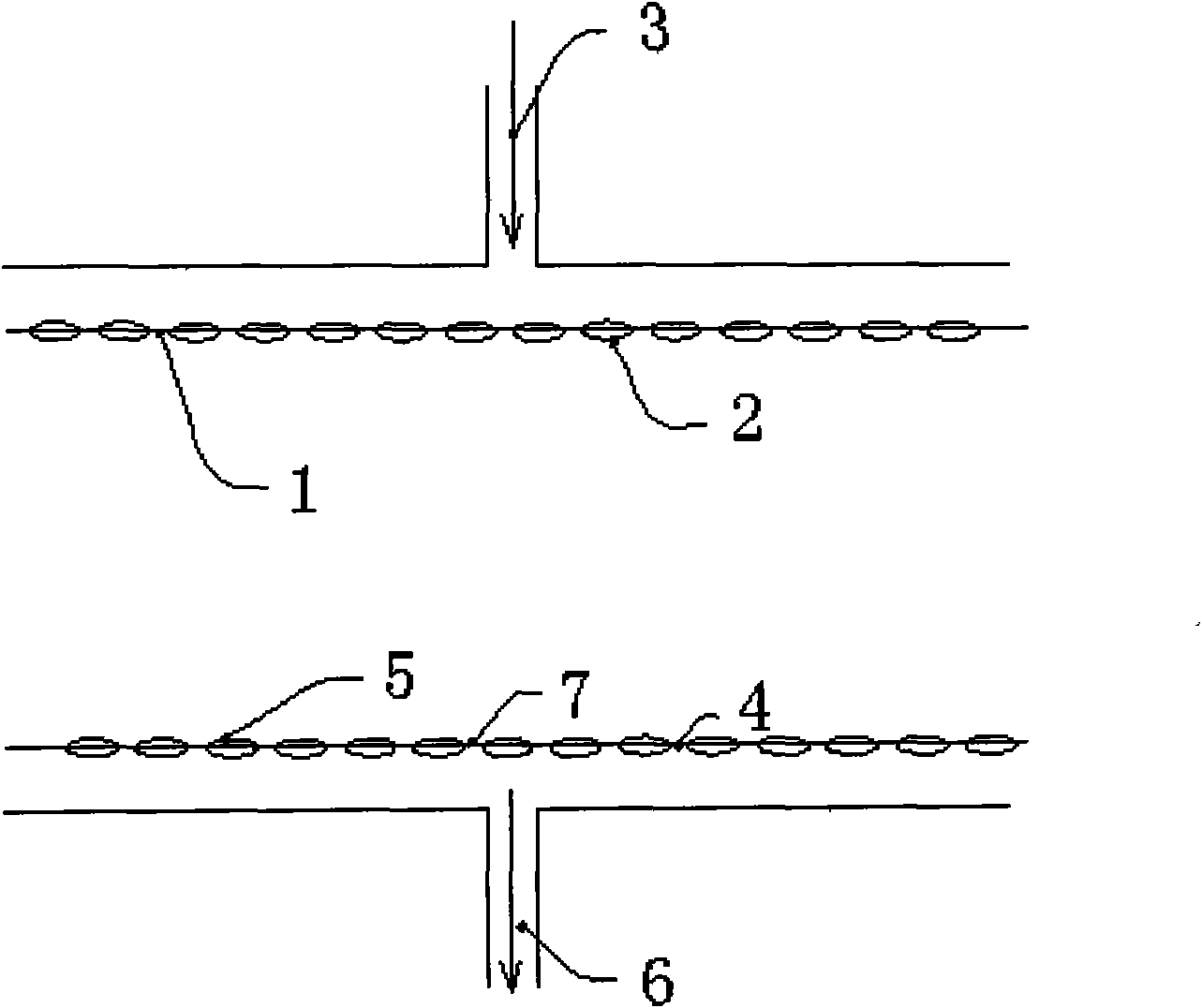 Method for realizing continuous gluing of semiconductor wafer and purification system thereof