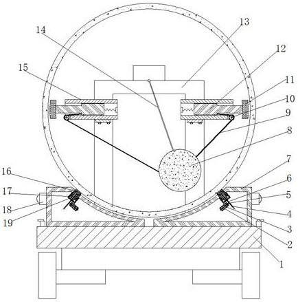 An auxiliary device for transporting large-scale drainage steel pipes for construction sites