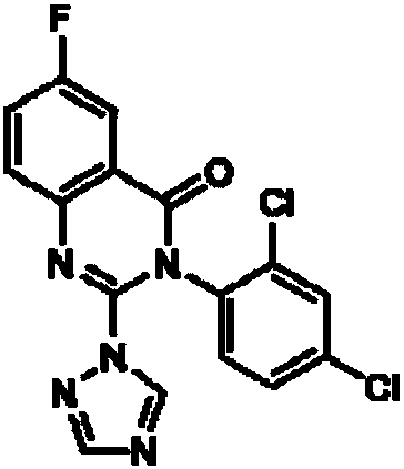 Composition containing fluquinconazole and tebufloquin