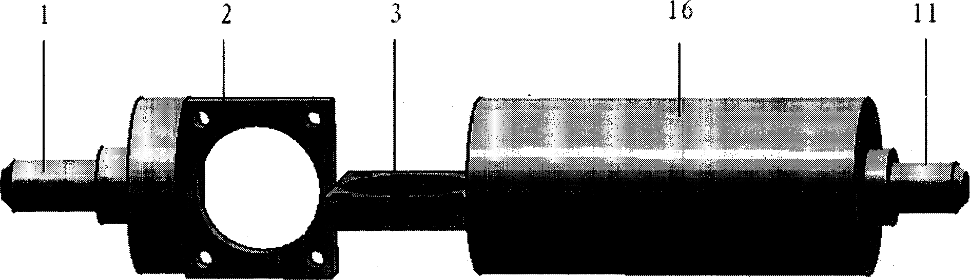 Declinator used inertia measurement set integration device