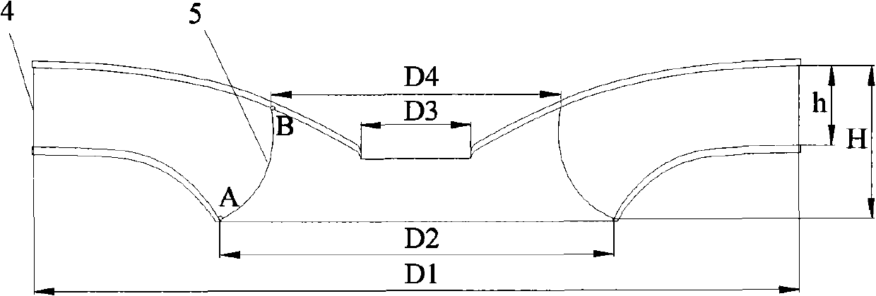Runner used for direct connection low-speed small-scale mixed-flow turbine of hydrodynamic energy-saving cooling tower