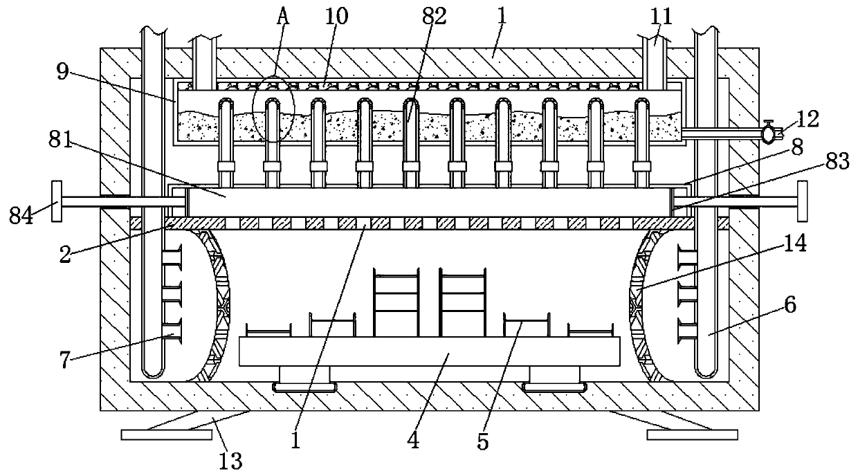 Paint drying device for computer production