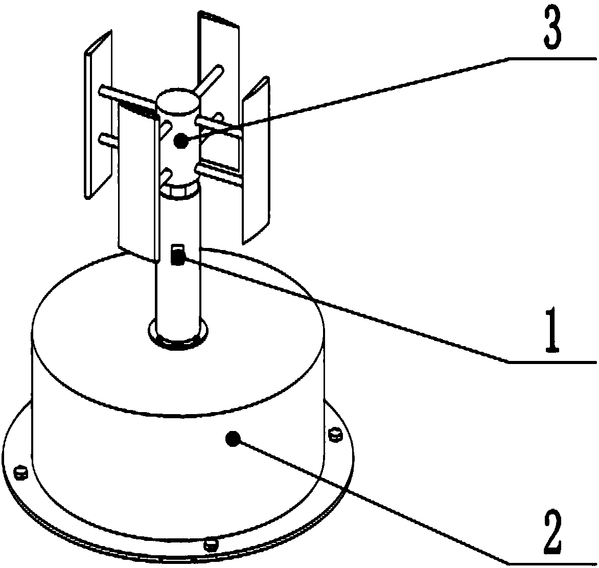 Small and medium-sized multi-stage vertical axis wind turbines