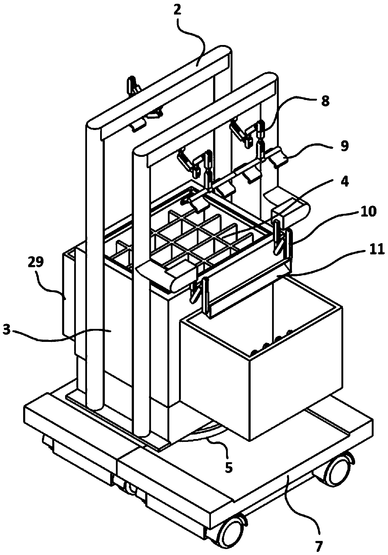 Automatic stacking equipment for urban buildings and working method of automatic stacking equipment