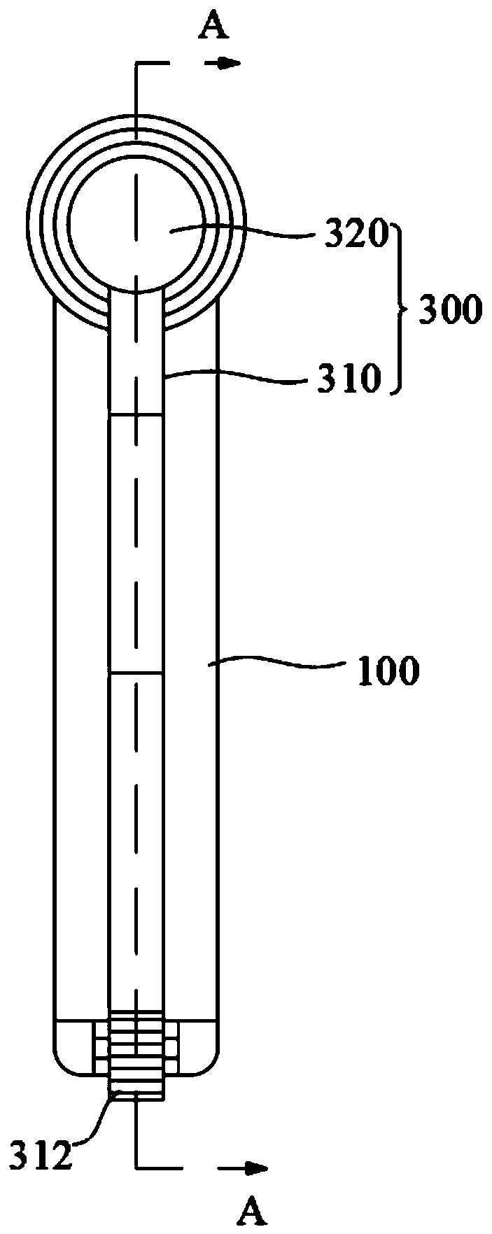 Clamping type ear-wearing device
