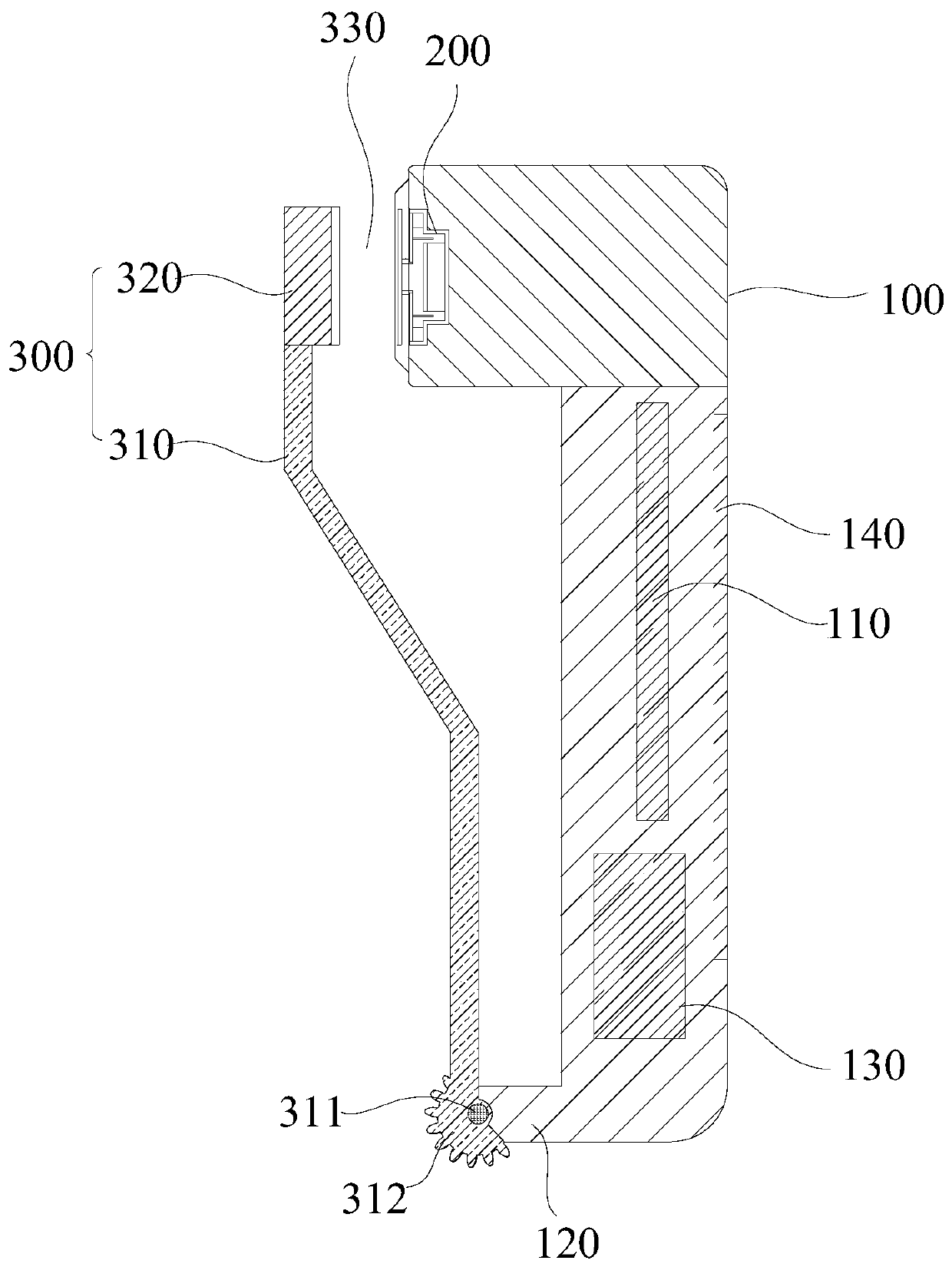 Clamping type ear-wearing device