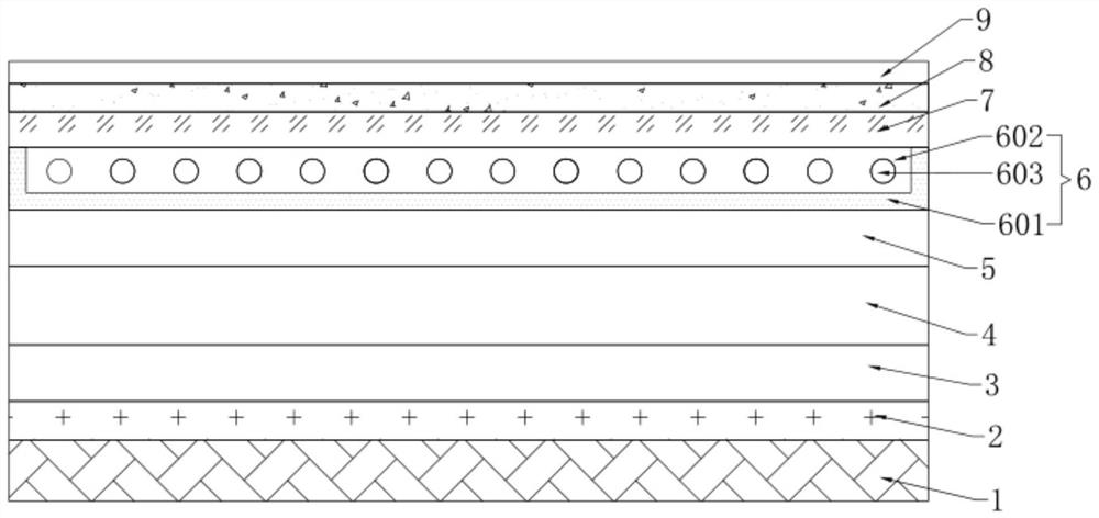 Housing construction coating layer structure with heat insulation and preservation functions