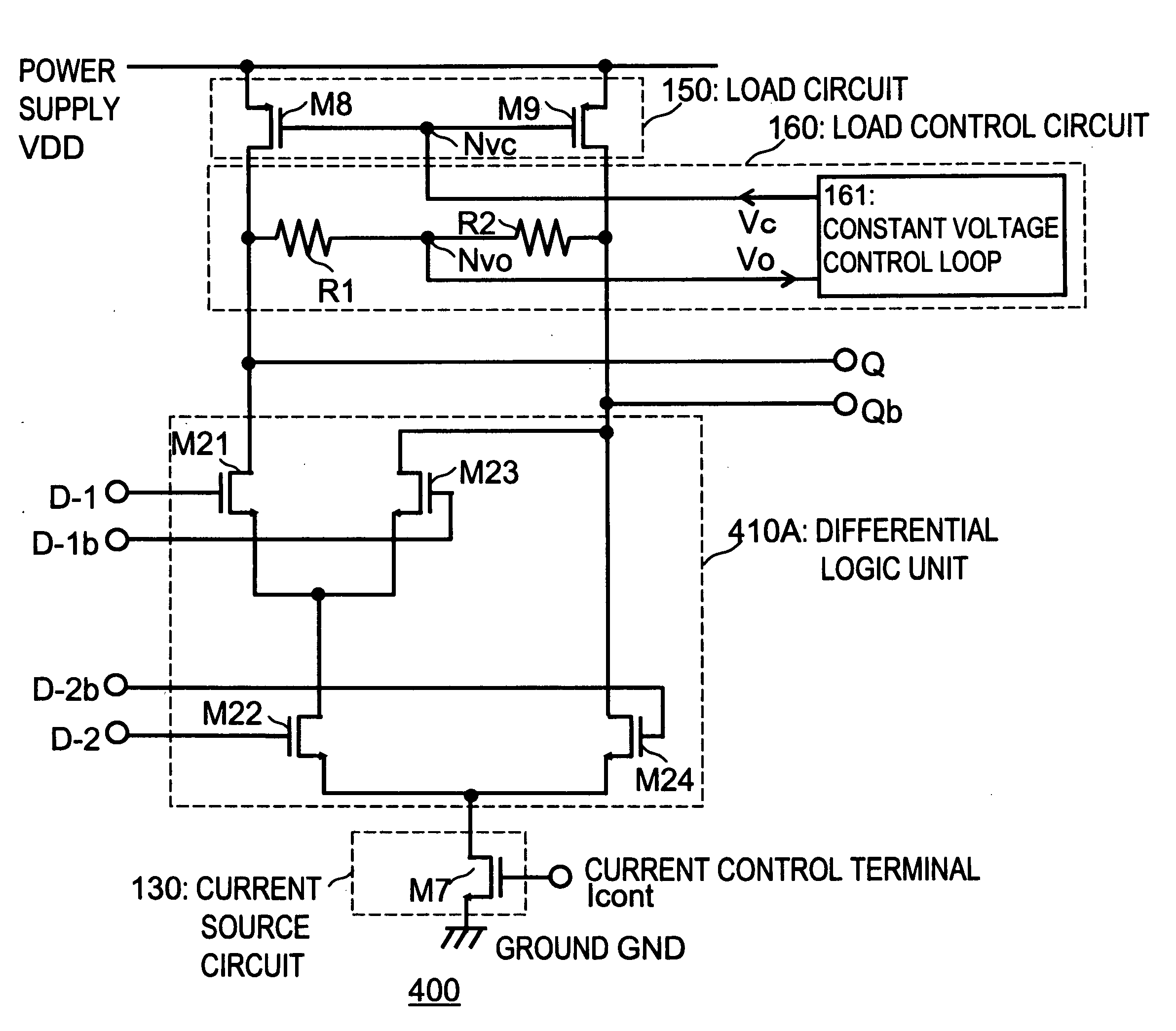 Differential logic circuit, frequency divider, and frequency synthesizer