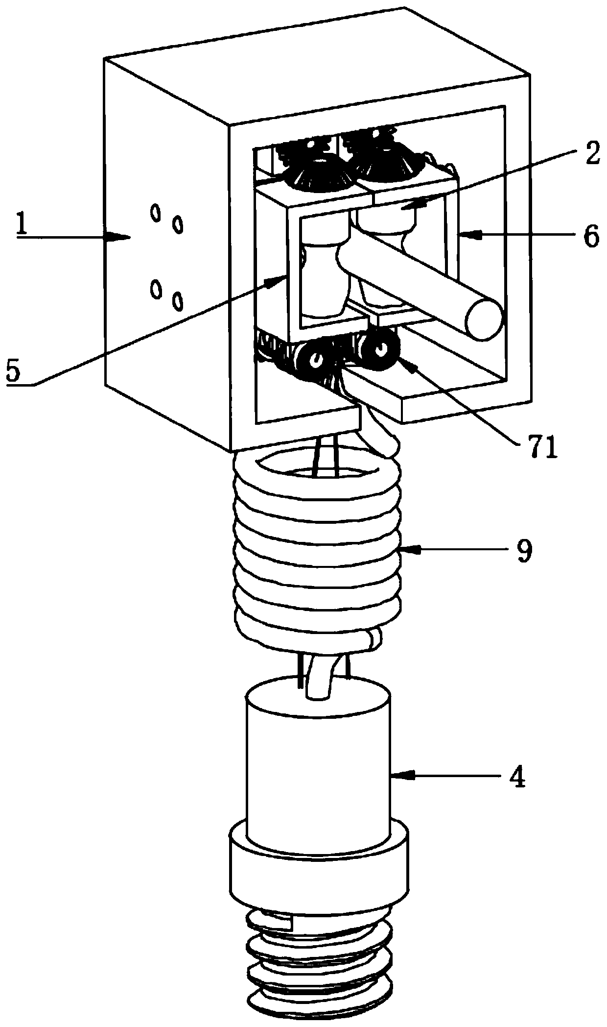 Power transmission line sundry removing device