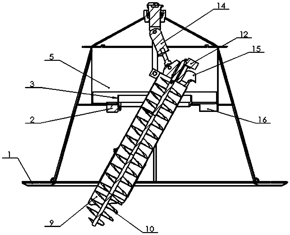 An unmanned dredger for processing industrial sludge and its working method