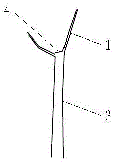 Stem-cut tree clipping method