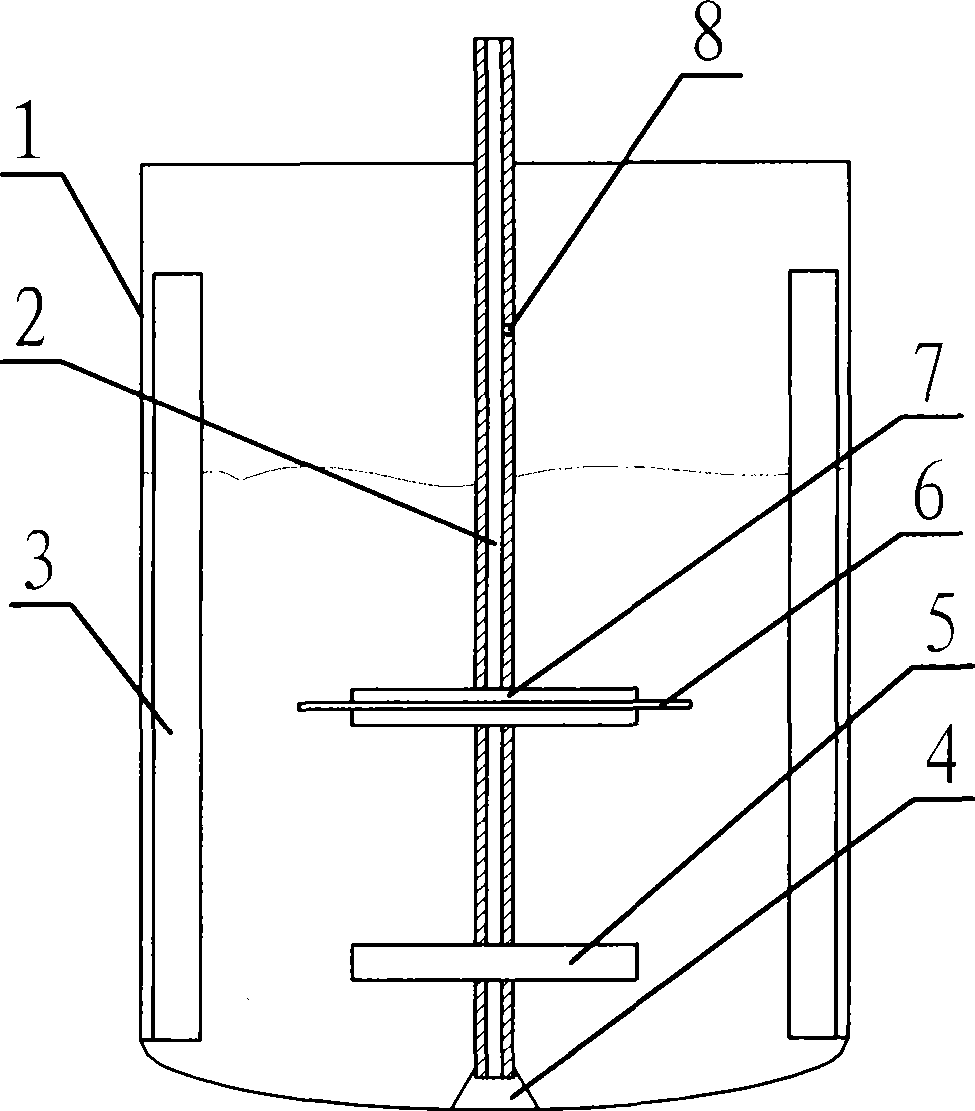 Self-suction mixing reactor