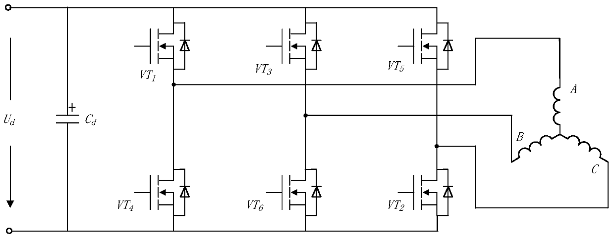 Unified control method for electric and power generation running states of brushless DC motor