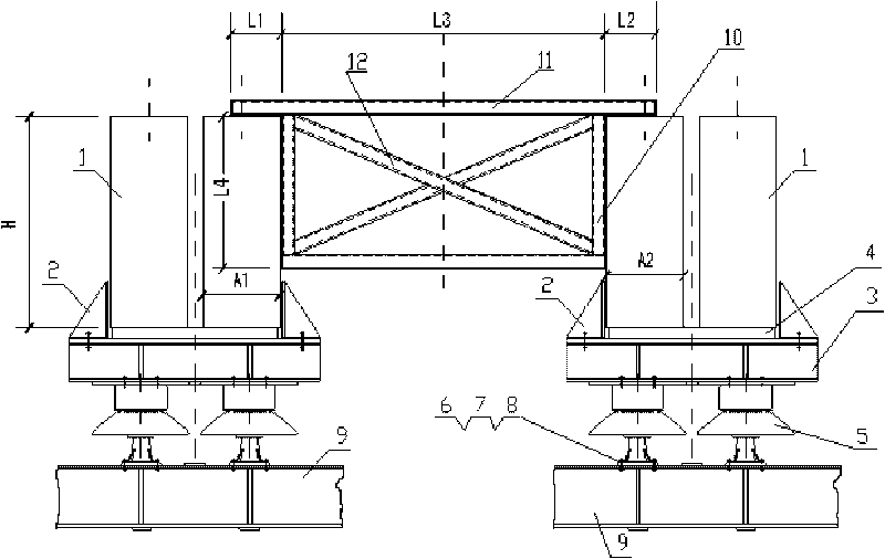 Bus suction-resisting bracket