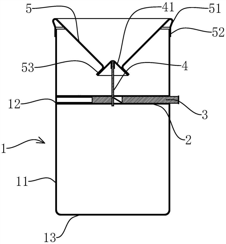 A male urine sampler and its use and installation method