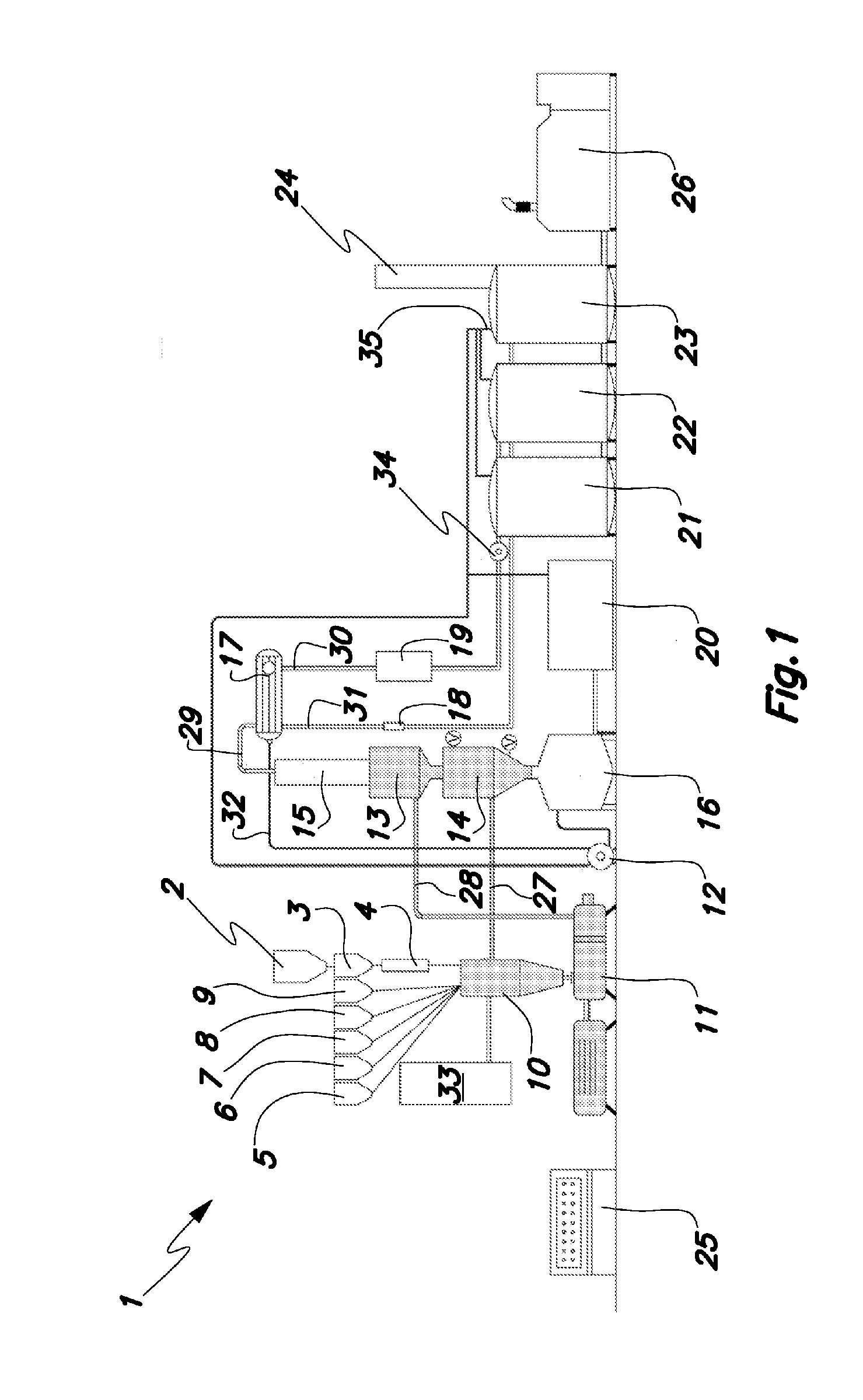 Apparatus for producing synthetic fuel