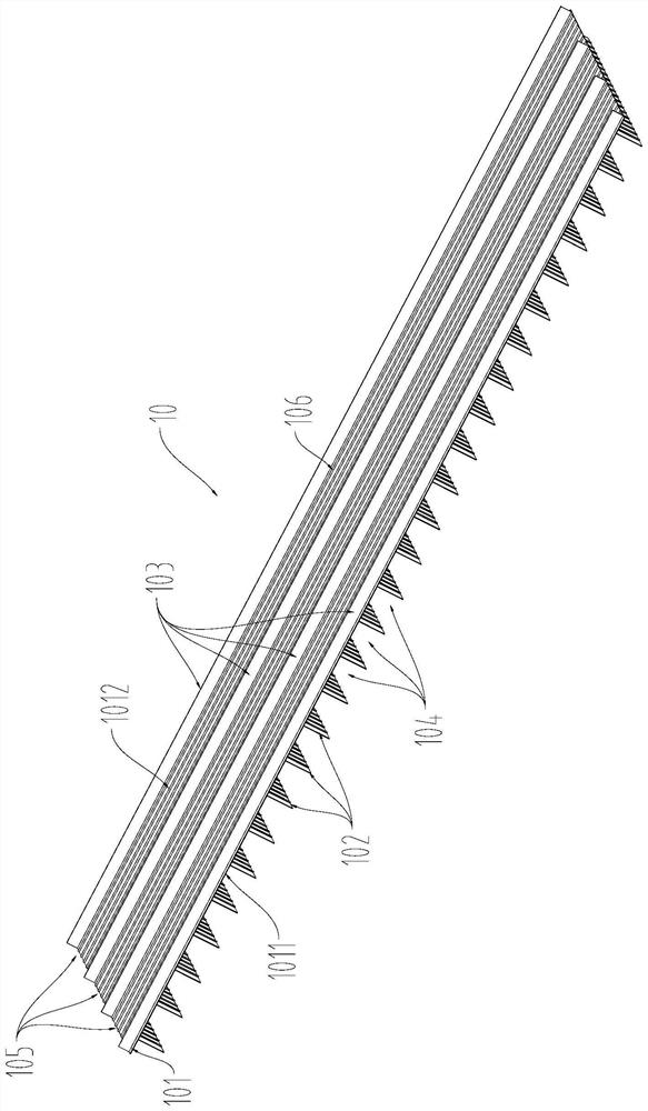 Precipitation plate, precipitation module and precipitation module