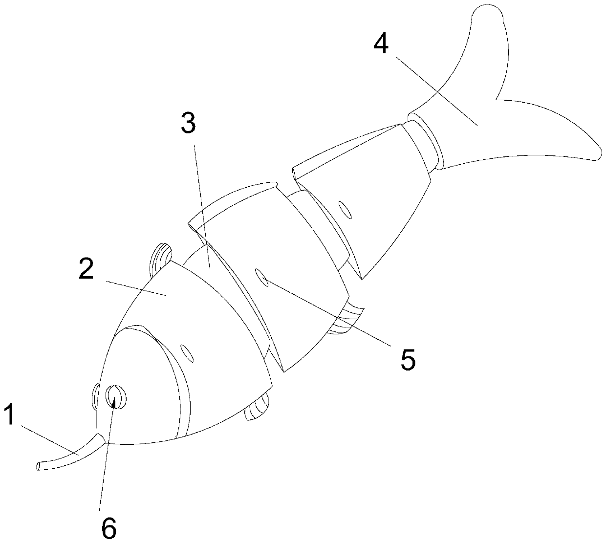 Bionic bait robot for fishing