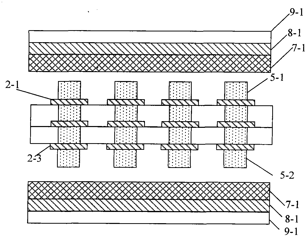 Manufacturing method of multilayer circuit board and laminated structure for multilayer circuit board