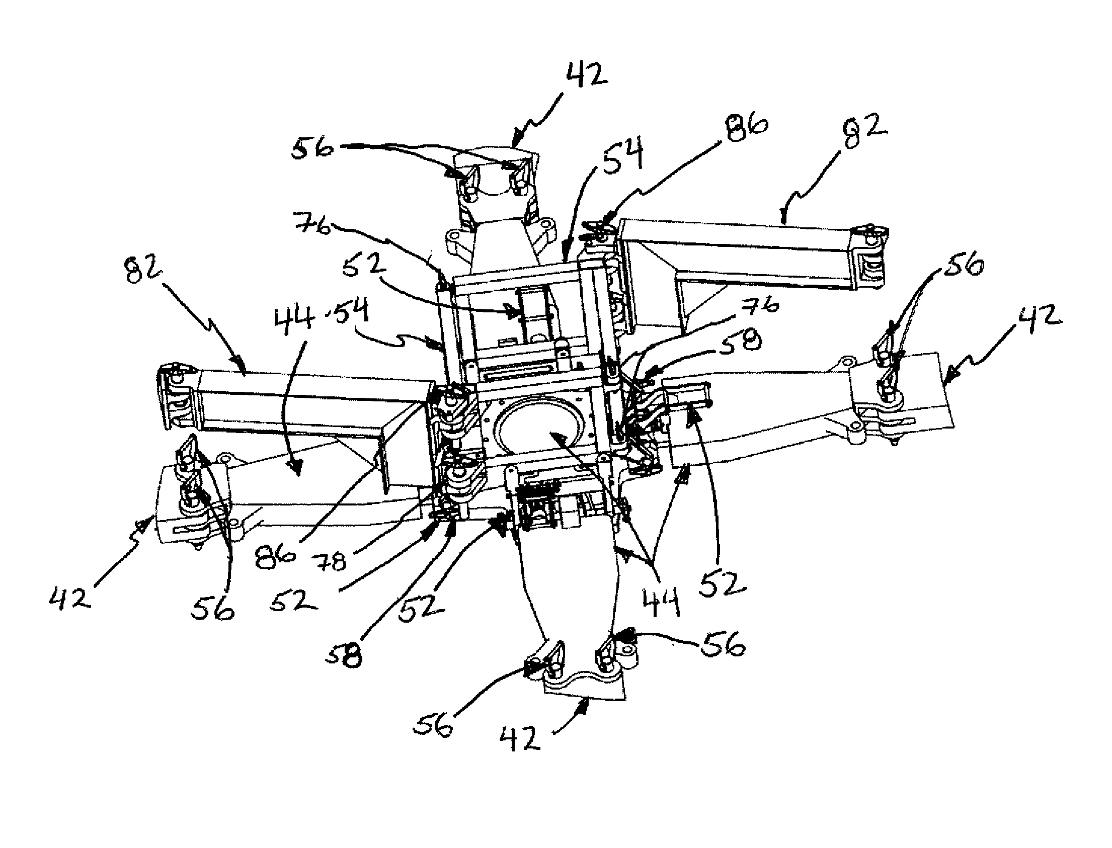 Helicopter blade folding apparatus