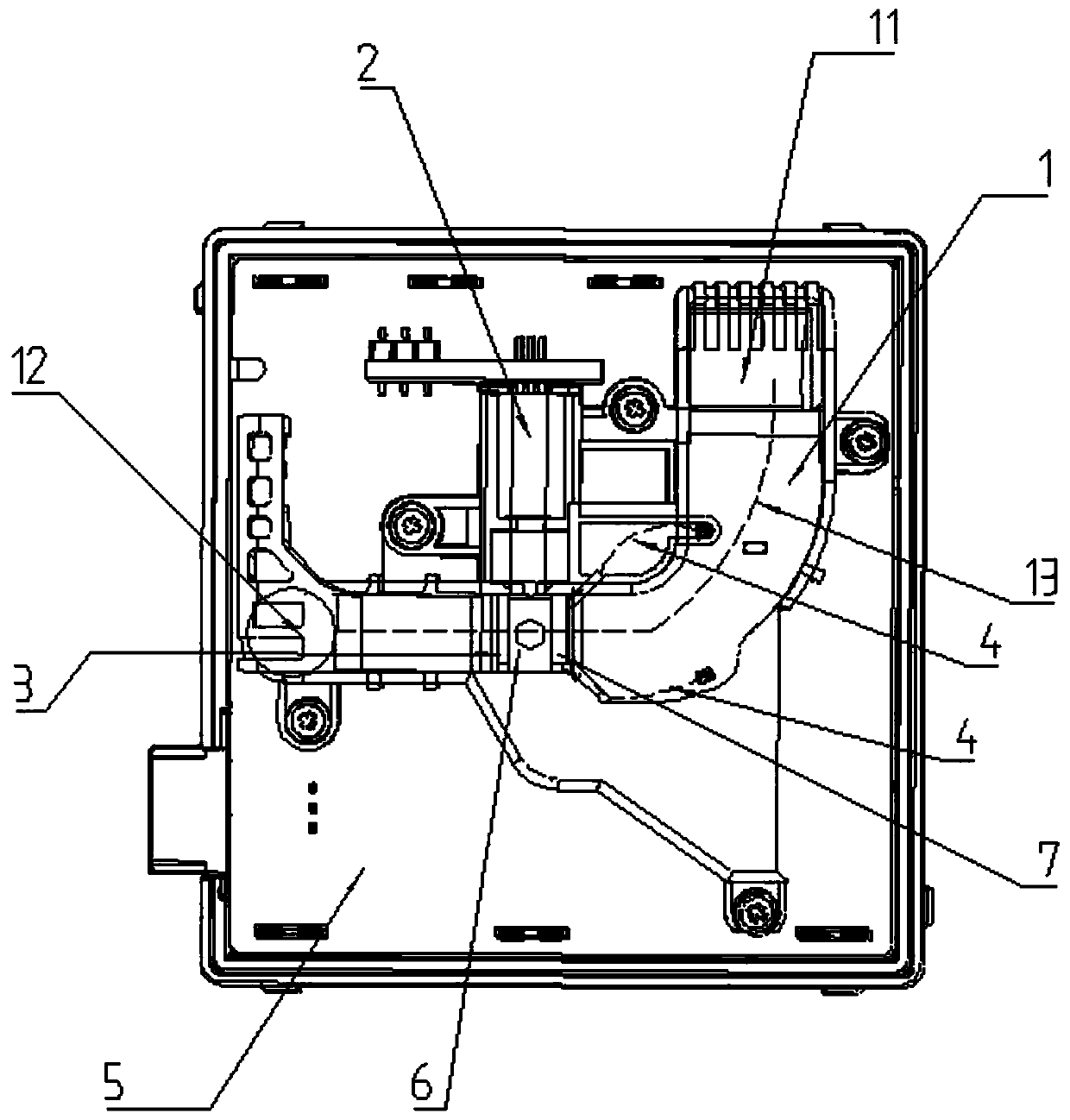 Particulate matter concentration detection device