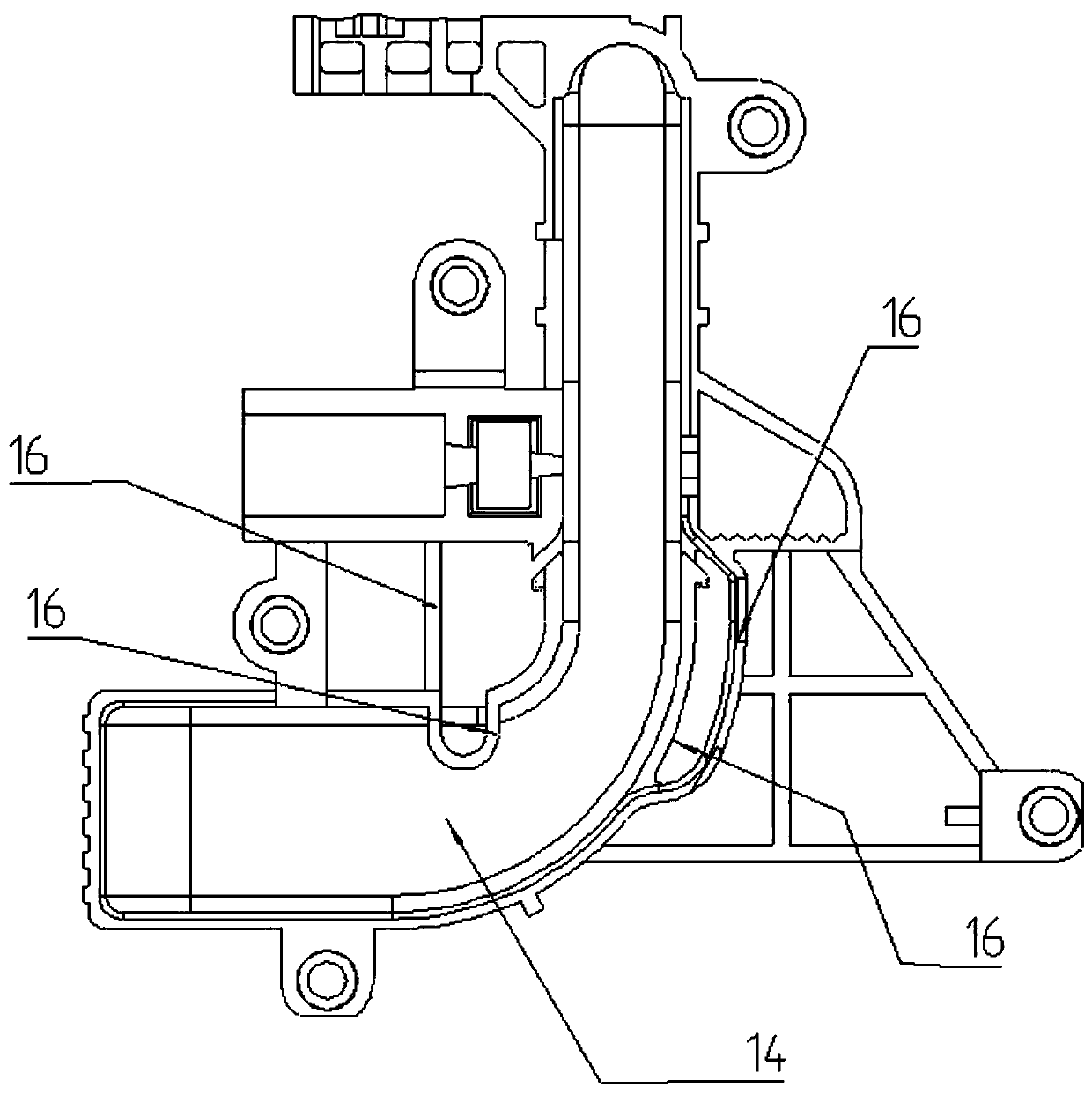 Particulate matter concentration detection device