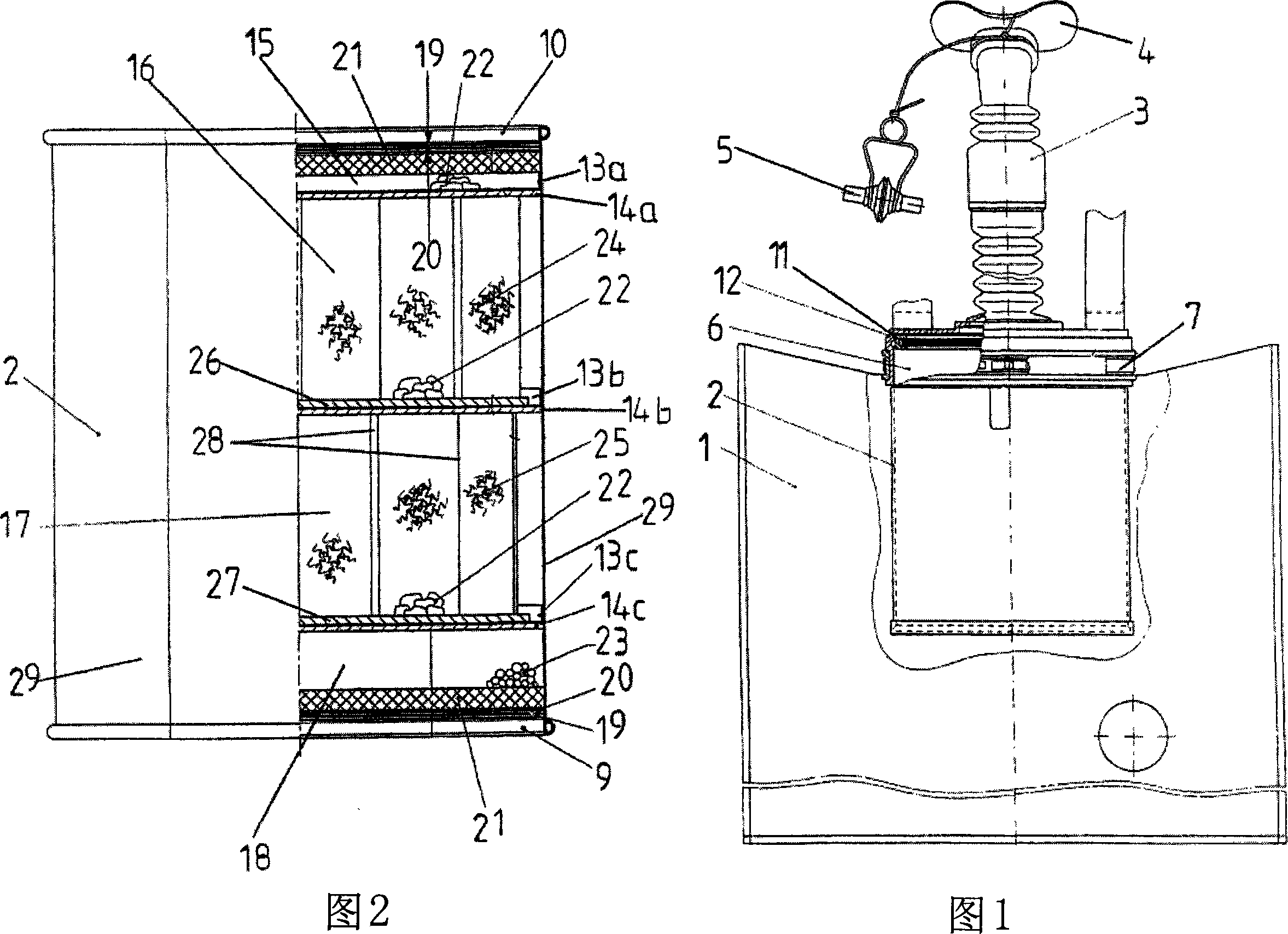 Oxygen-producing respiratory protection device