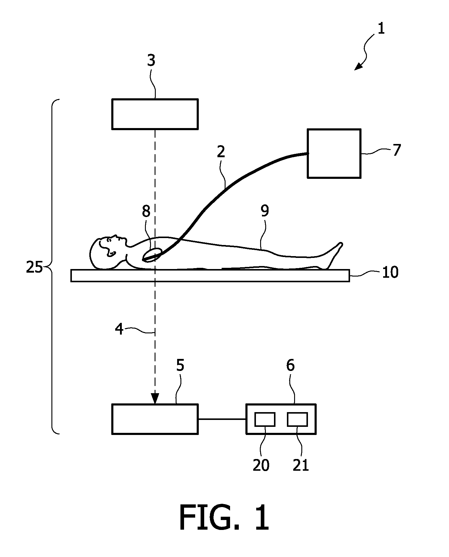 System for determining the orientation of a catheter