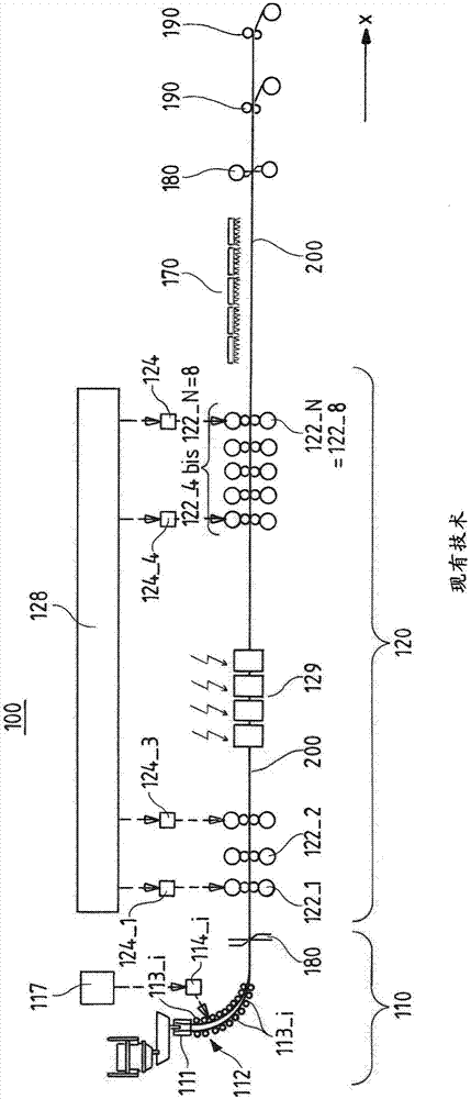Method and casting/rolling system for casting and rolling a continuous strand material