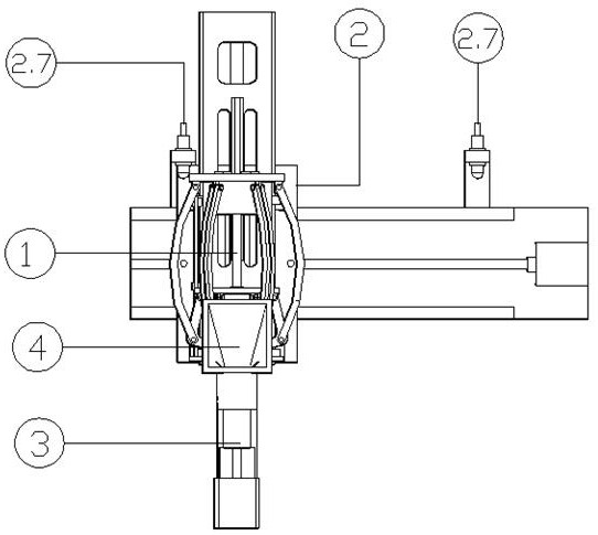 Automatic banding mechanism for flute tubes in bundles