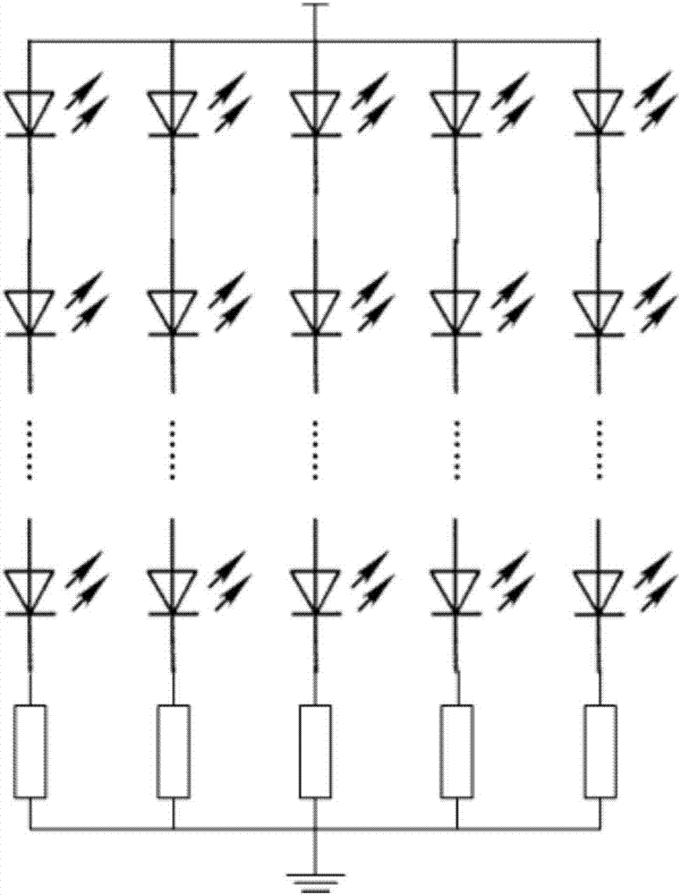 LED light emitting driving circuit