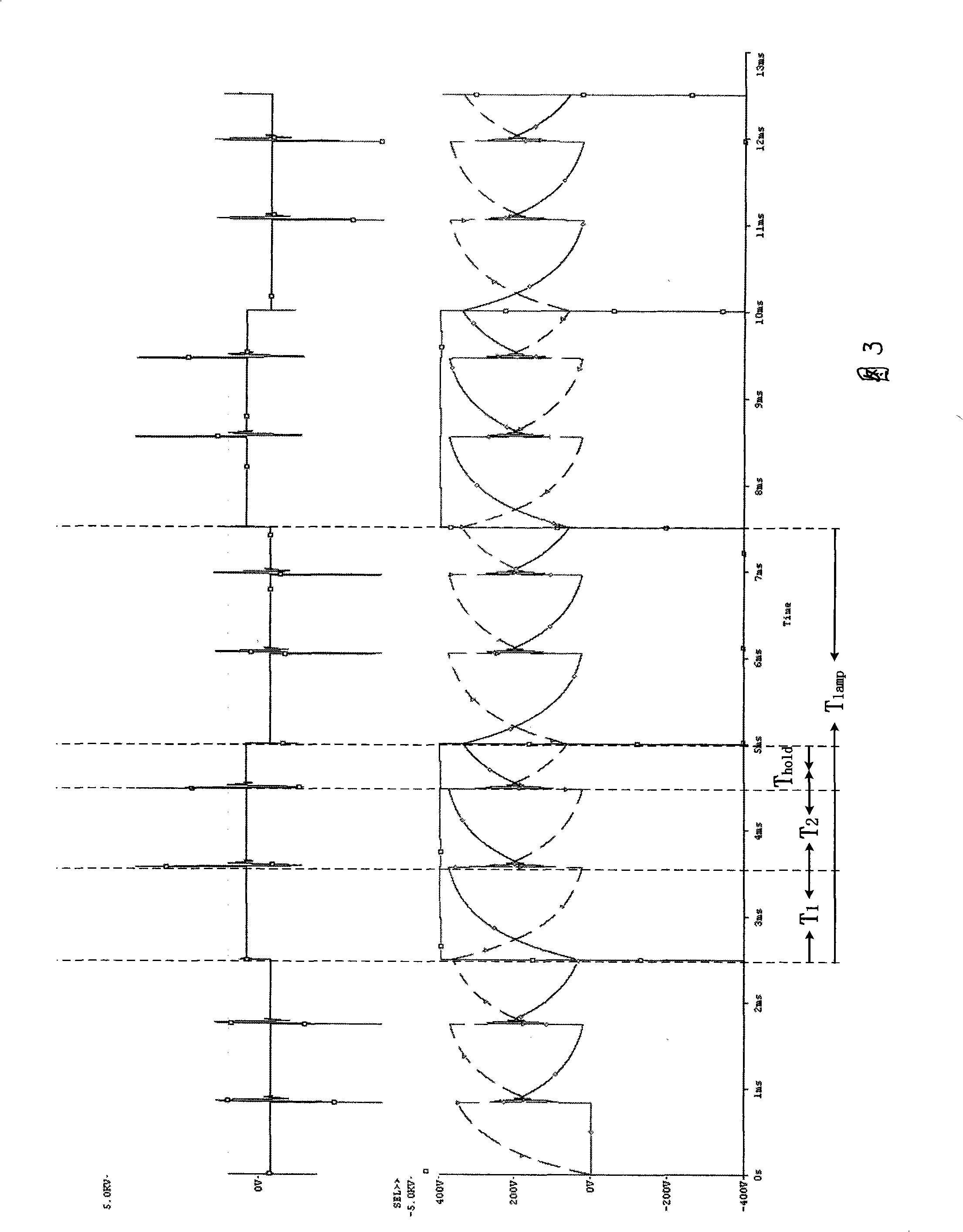 Method and apparatus for controlling simple controllable sequential pulse type igniting circuit