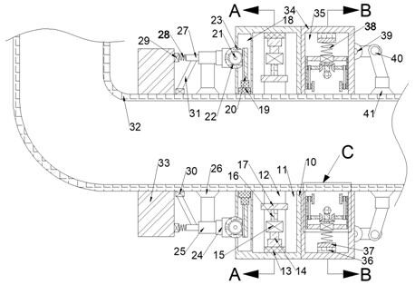 Device capable of polishing bent building steel pipe and fastener on bent building steel pipe