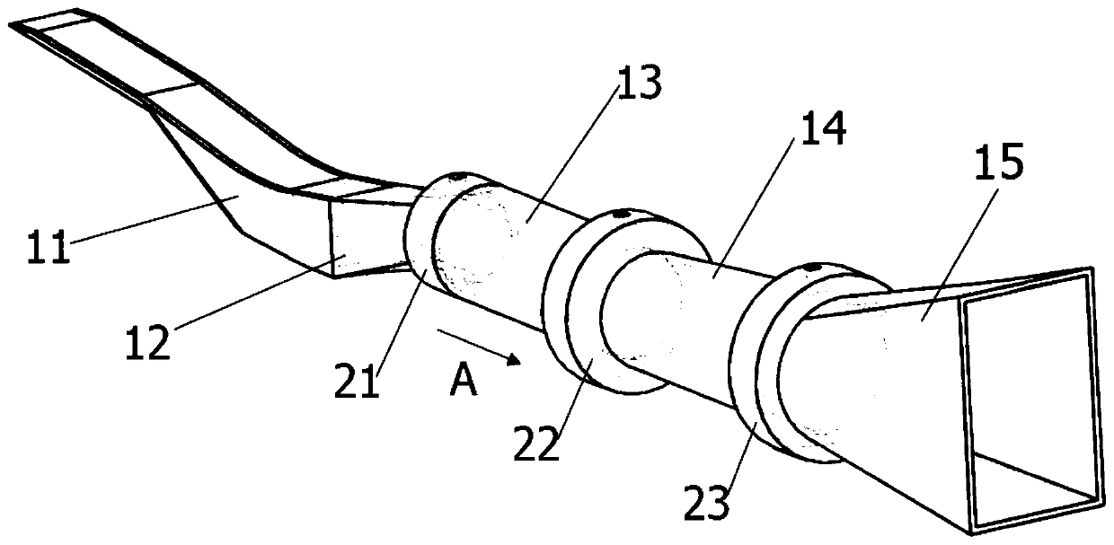 Large-scale multistage rocket-based combined cycle engine