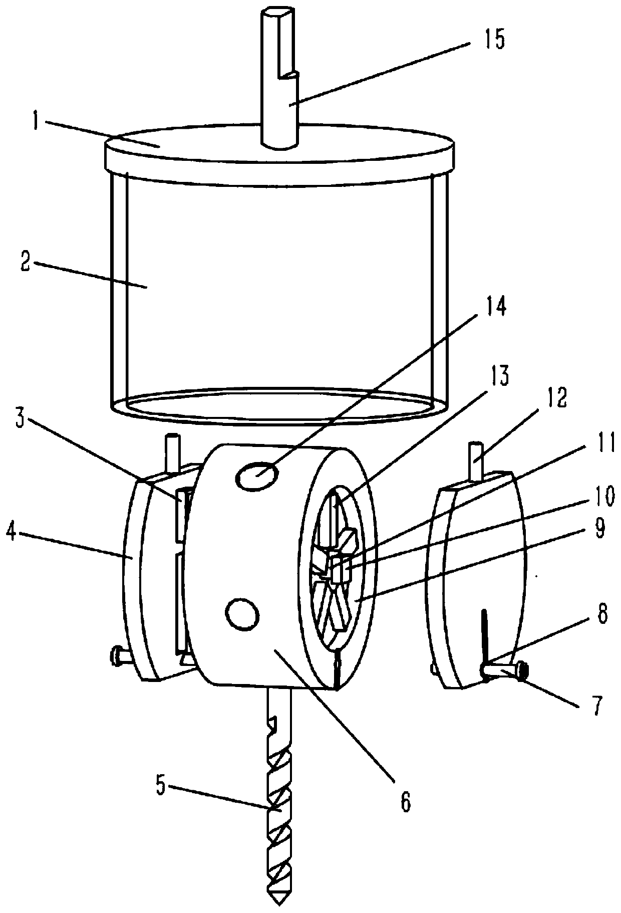 Drill bit seat of drilling machine