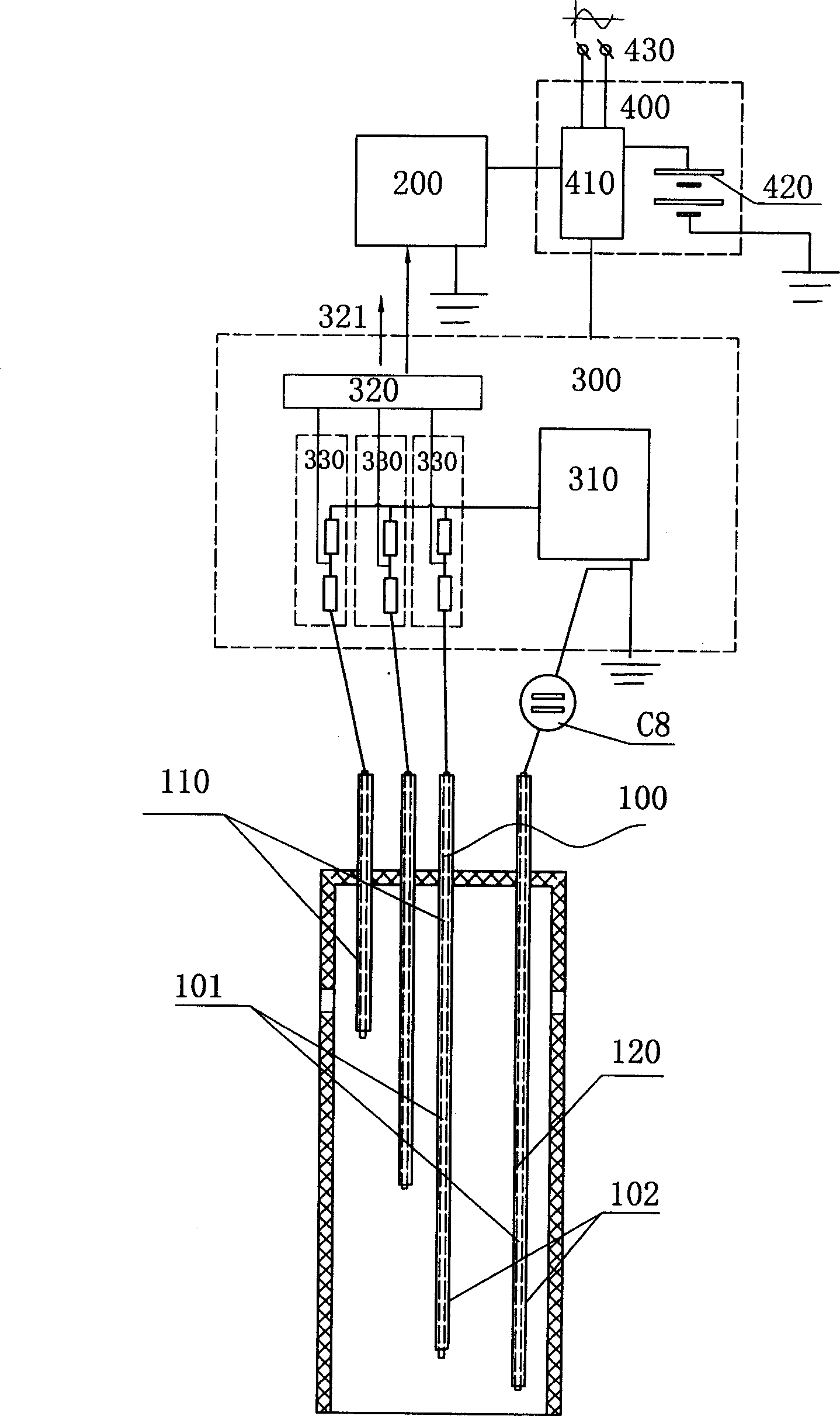 Water level measuring apparatus