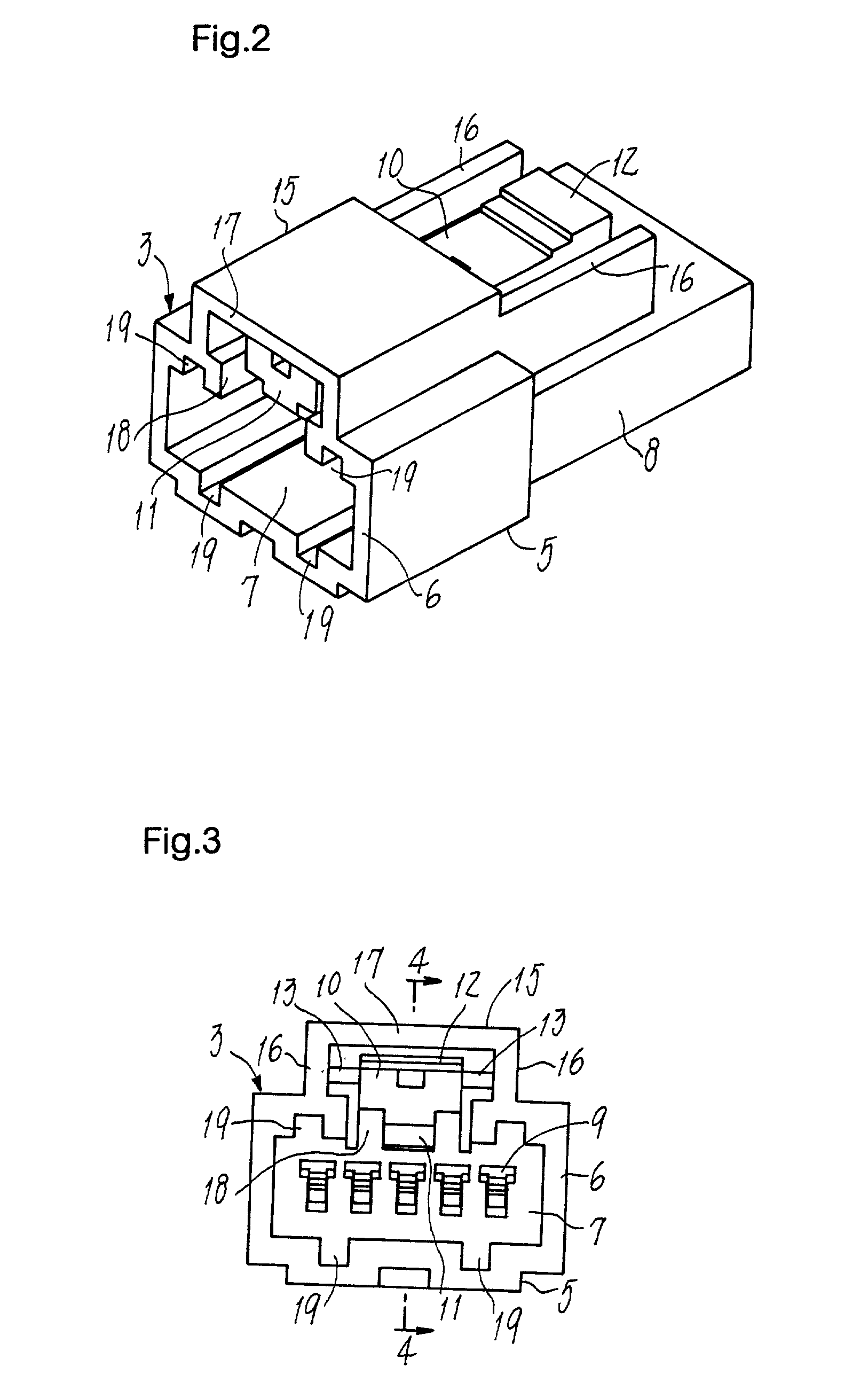 Connector assembly having a latching mechanism