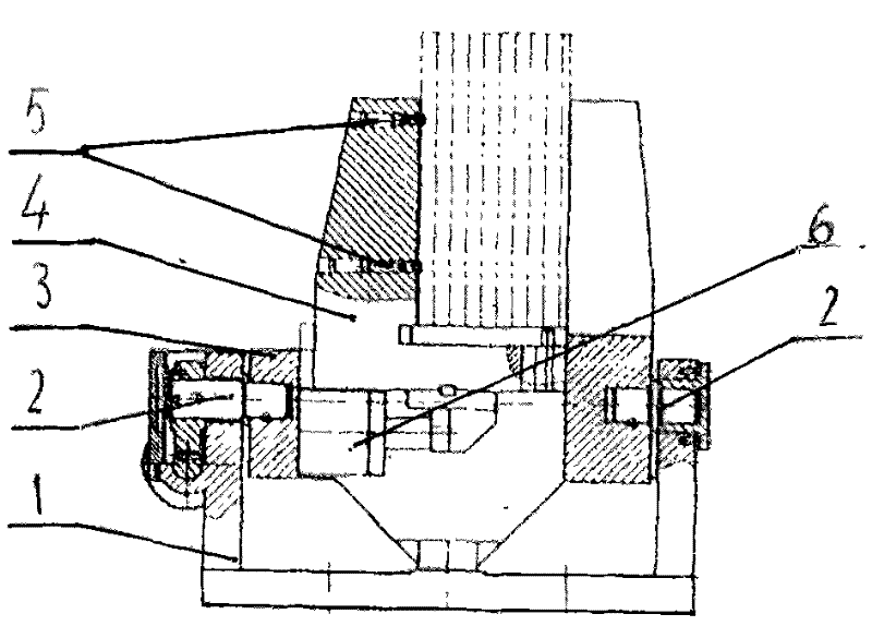 Hydraulic clamping device for batch plates