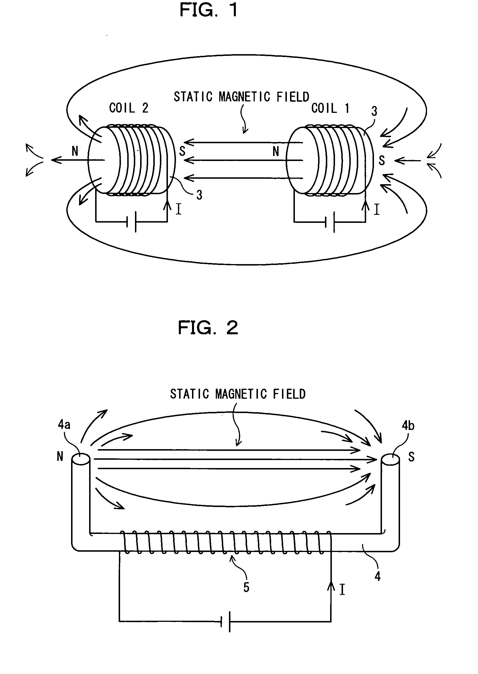 Static magnetic field applying structure for use in atomic oscillator
