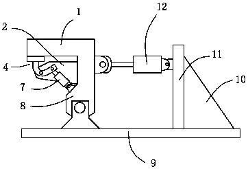 Fast hemming mechanism for automobile sheet metal parts