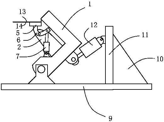 Fast hemming mechanism for automobile sheet metal parts