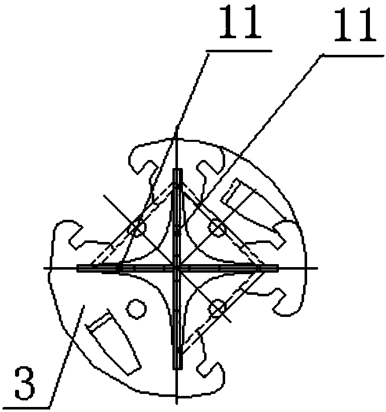 A kind of mica sheet skeleton