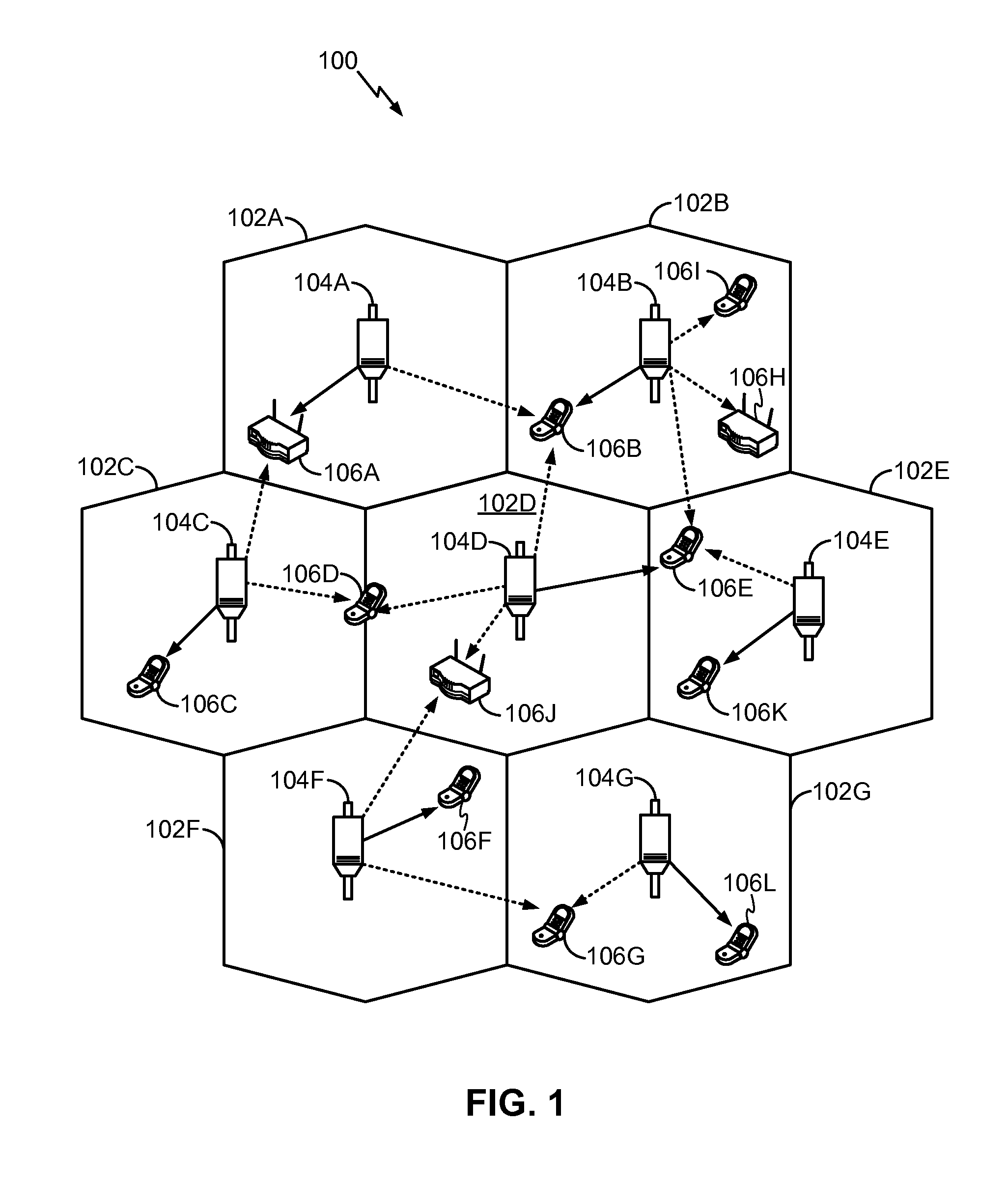 Channel selection to reduce interference to a wireless local area network from a cellular network