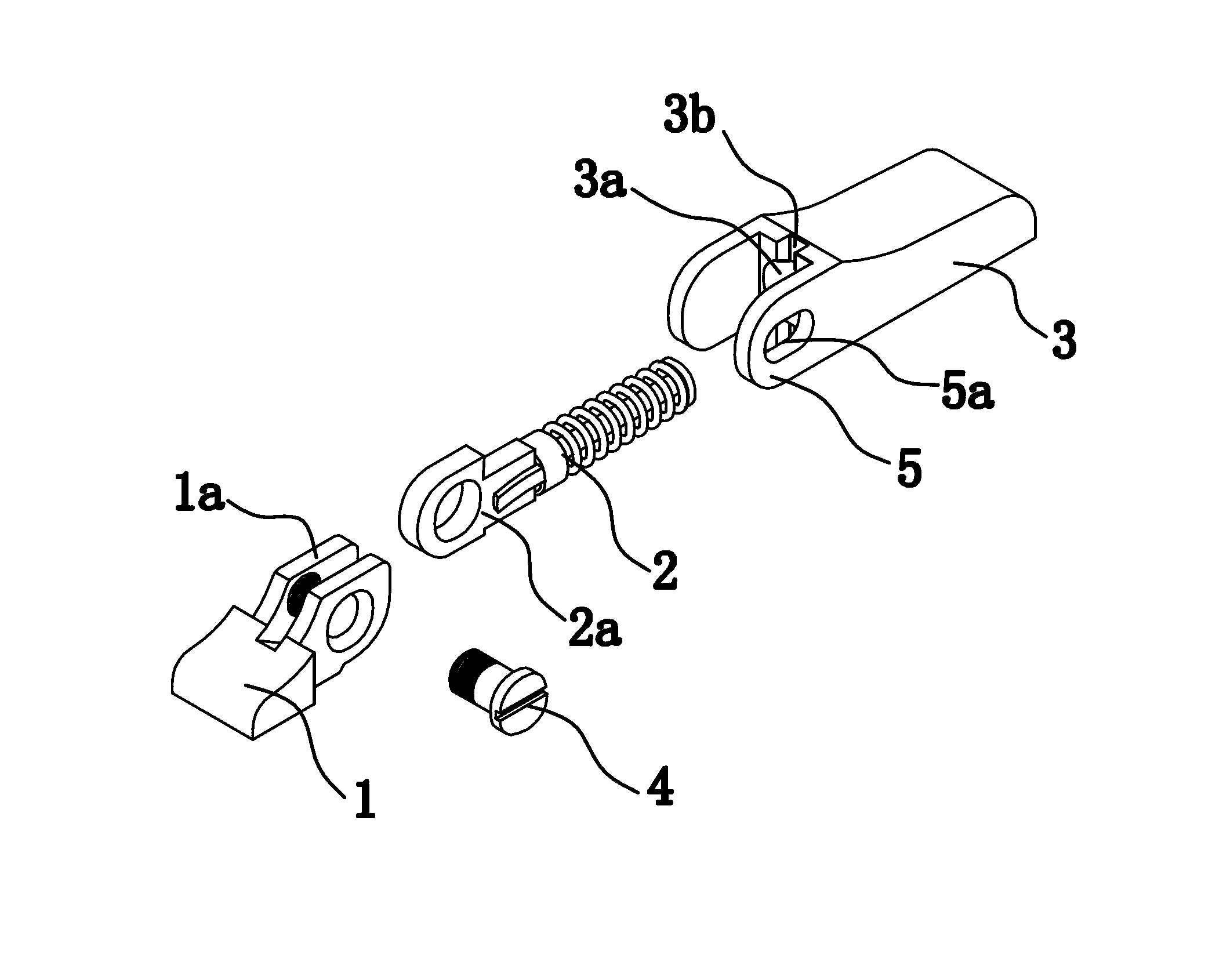 Elastic hinge of glasses