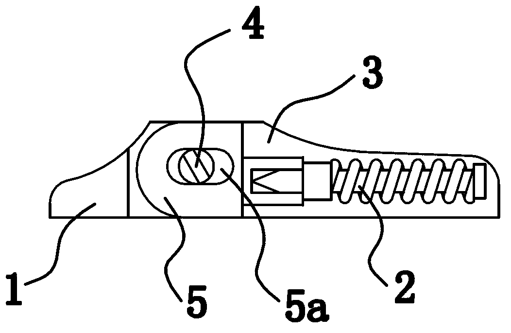 Elastic hinge of glasses