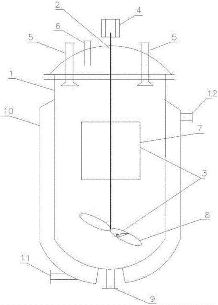 Reaction kettle device for production of nylon dyeing acid-releasing agent