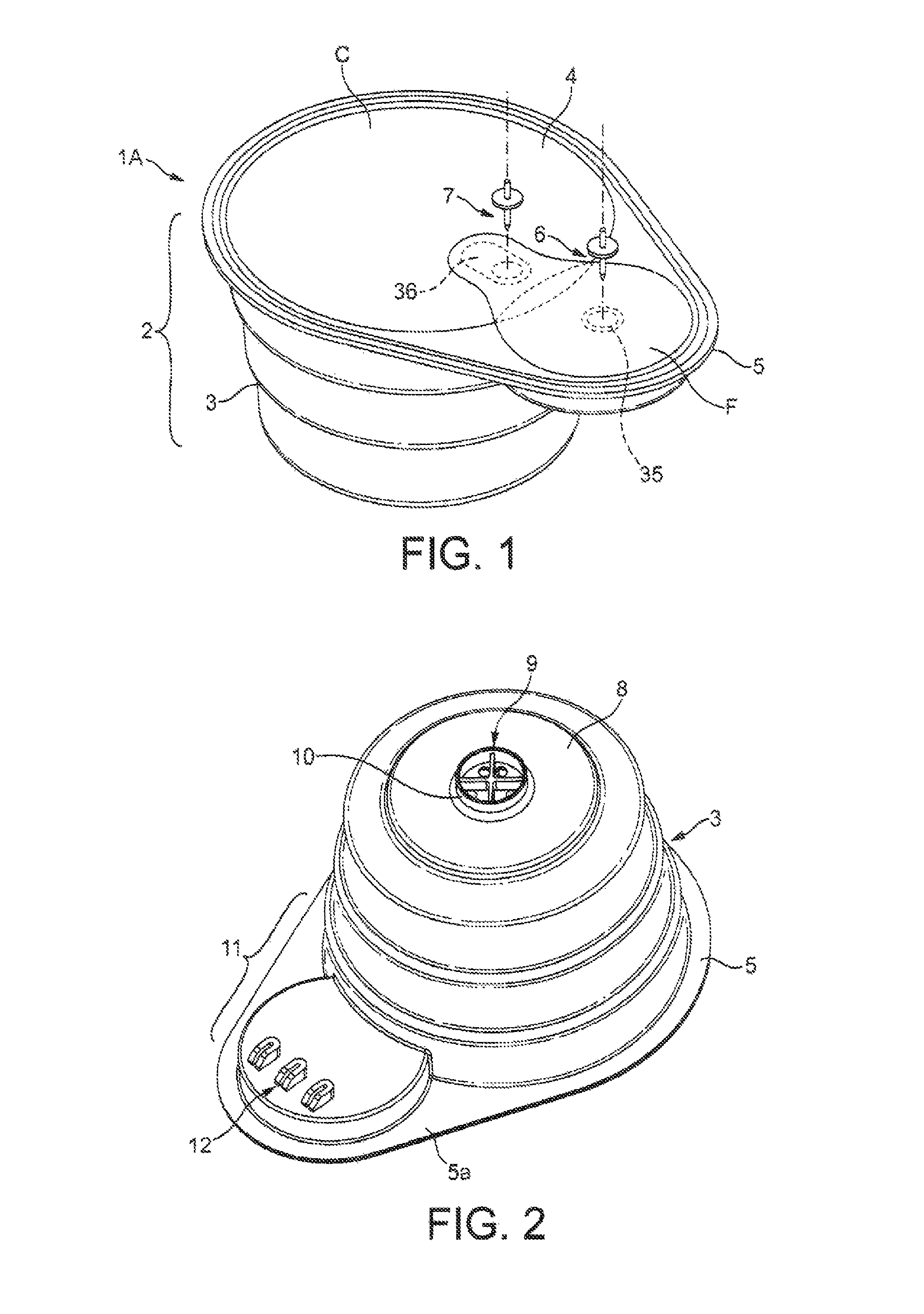 Capsule for preparing a nutritional product including a filter
