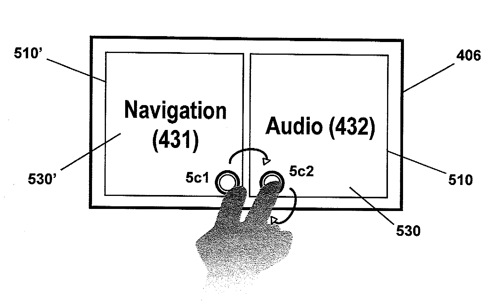 Method and apparatus for controlling and displaying contents in a user interface