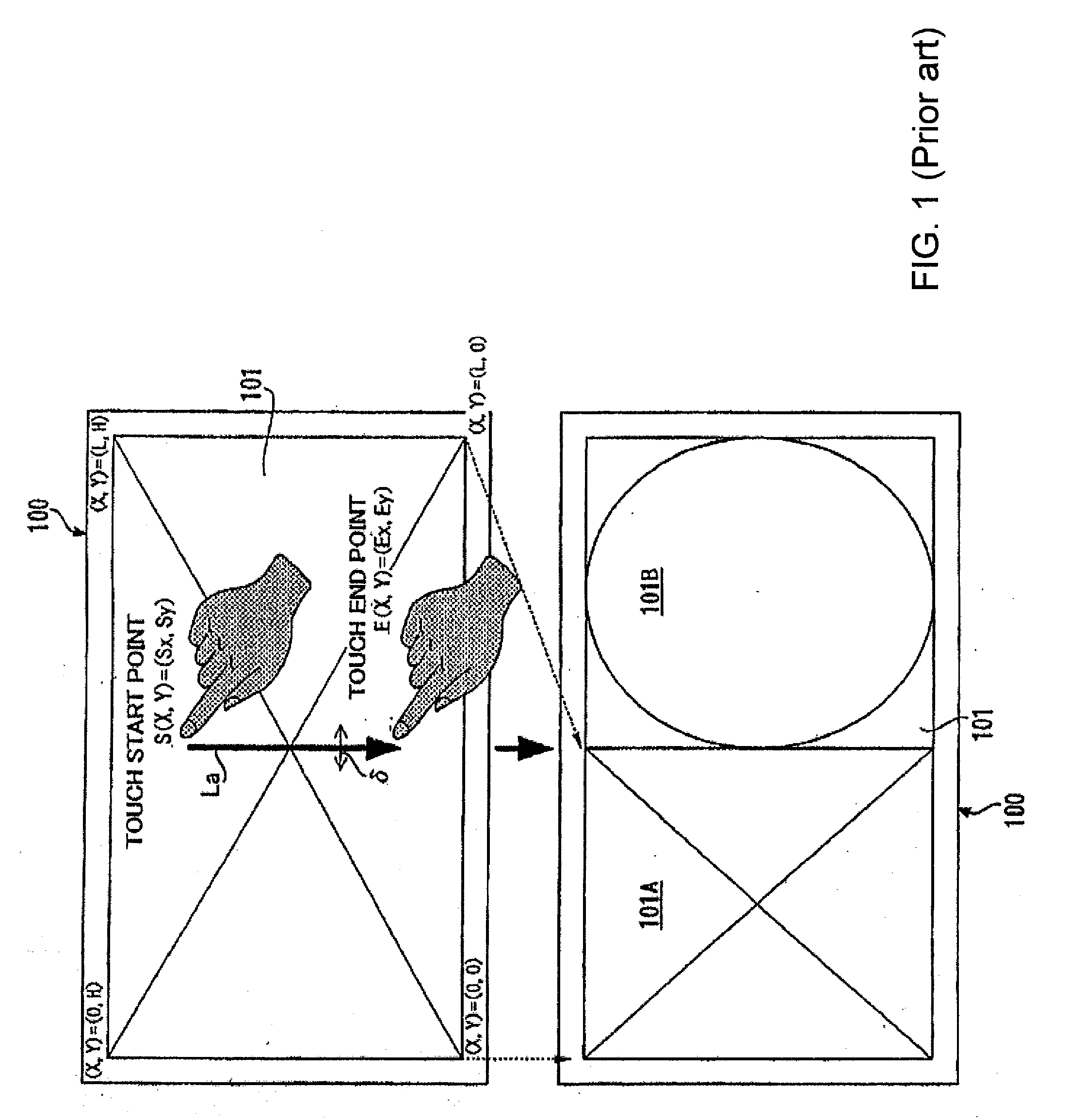 Method and apparatus for controlling and displaying contents in a user interface